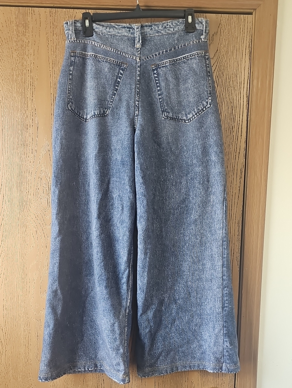 City Blues Jean Style Wide-leg Lounge Pants - Picture 2 of 8
